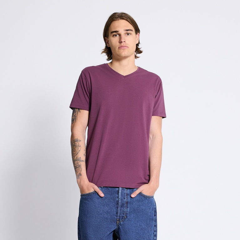 Premium basic tee "Conrad" Plum